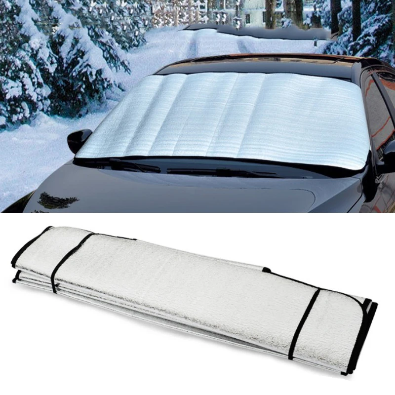 New Front Window Sunshade Car Window Covers Snow Ice Sun Shade Visor Window Covers Winter Summer Windshield UV Protect