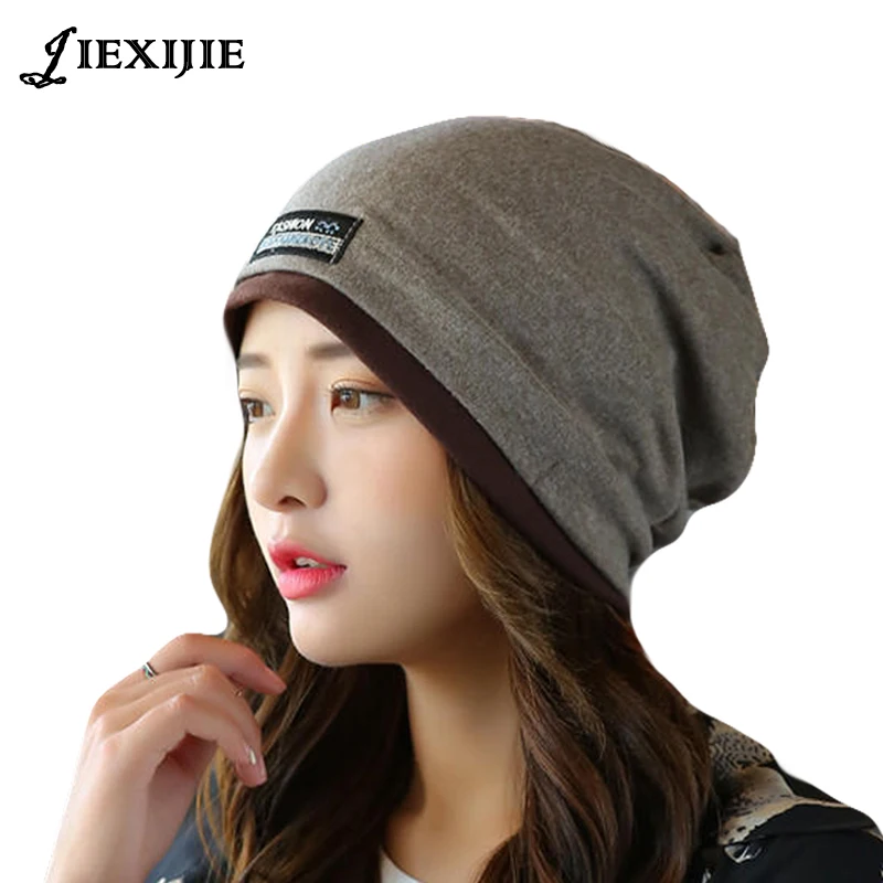 Korea Style Autumn and winter Set head cap Thin face cap Wool knitted Caps Warm hedge fashion leisure Women's hat