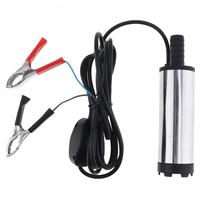 12V 24V 38MM Fuel Pump Aluminium Alloy Auto Car Electric Submersible Water Diesel Oil Barrel Pump 12L / Min Fuel Transfer Pump