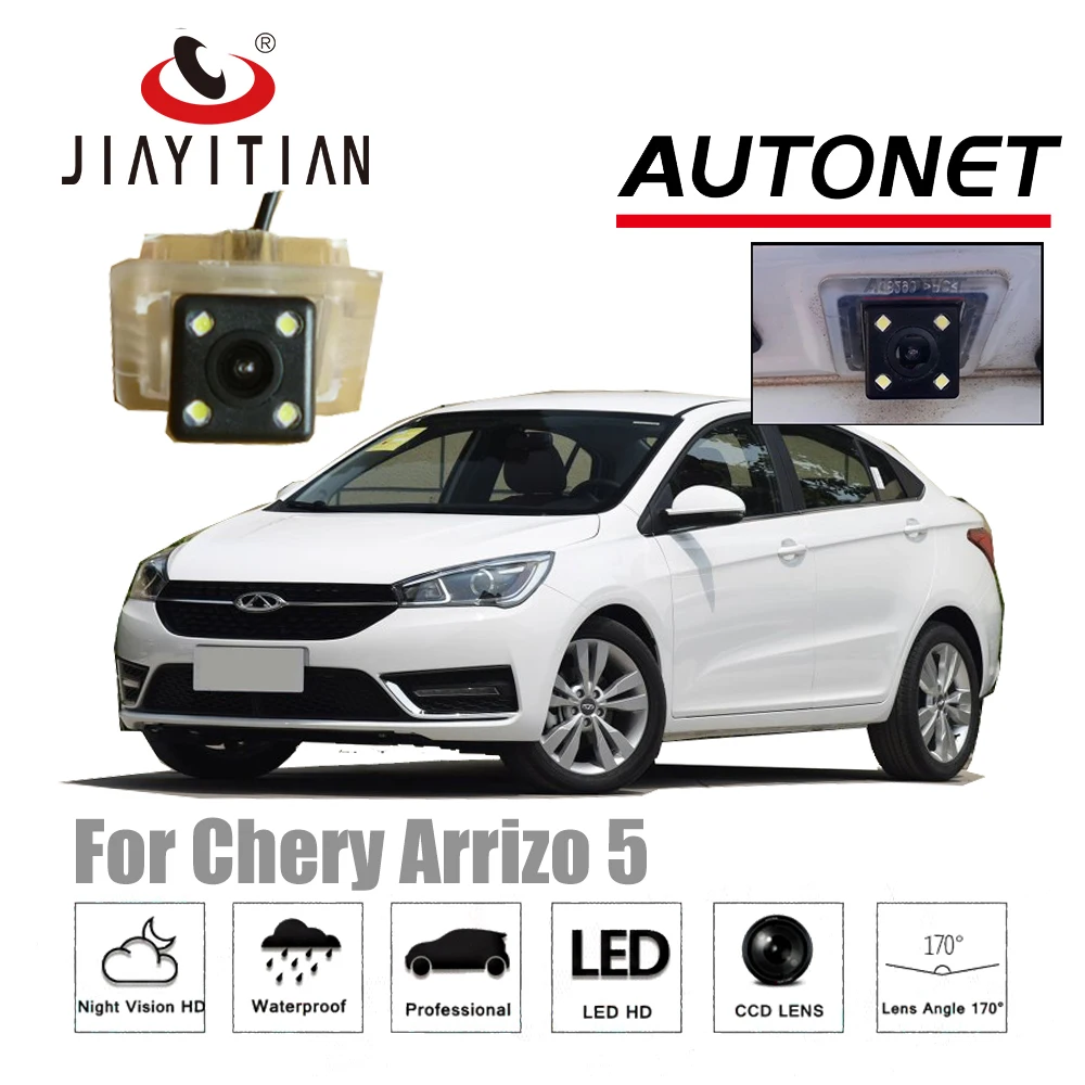 

JIAYITIAN Rear View Camera For chery Arrizo 5 2013 2014 2015 2016 2017 CCD Night Vision Reverse Camera original reserved hole