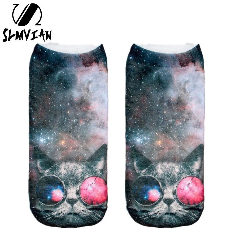 

SLMVIAN 3D printing animal socks casual socks cute animal shapes of men and women socks Calcetines Meias neutral