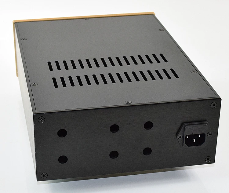 WA125 الألومنيوم ضميمة preamp هيكل السلطة حالة/مربع الحجم 308*222*91 ملليمتر