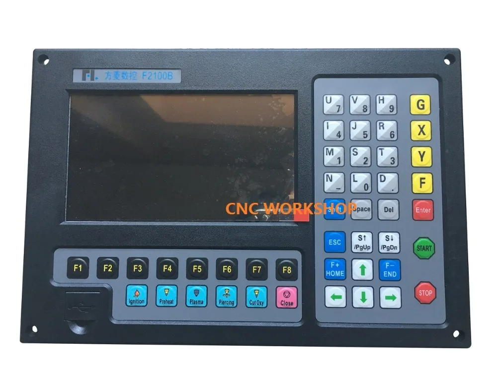 New Panel 2 axis CNC controller for plasma cutting flame cutter precision f2100b