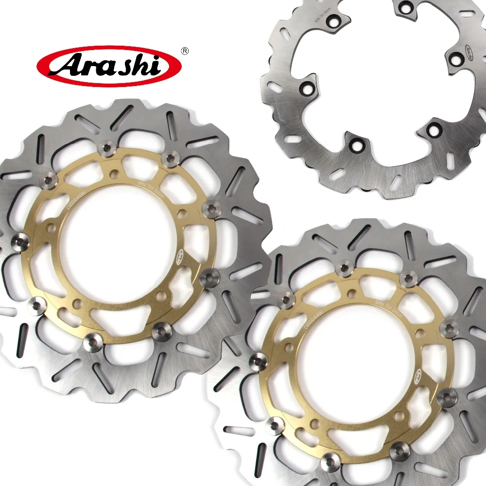 ARASHI B-KING GSR1300 Front Rear Brake Rotors Brake Disc FOR SUZUKI GSR1300 B KING 2008 2009 2010 BING GSXR1300 HAYABUSA