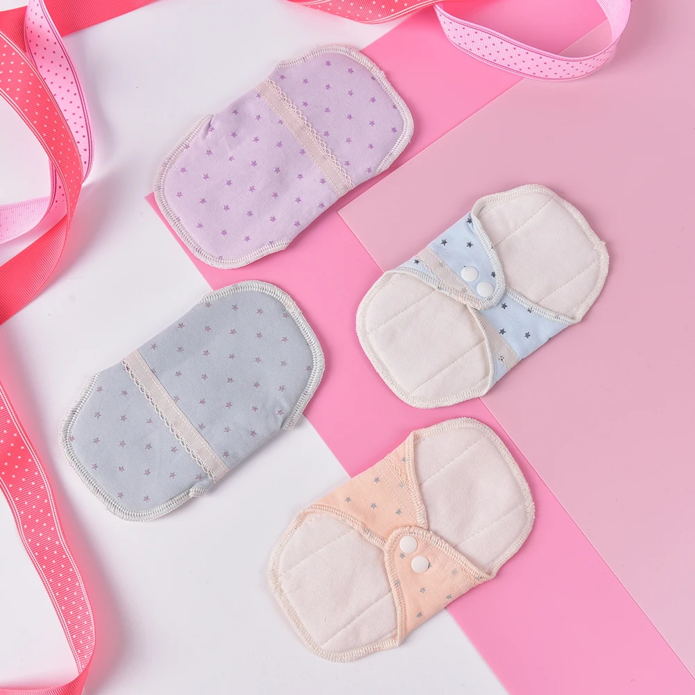 Washable Menstrual Pad Reusable Sanitary Menstrual Mama Pad Bamboo Cotton Cloth Feminine Hygiene Panty Liner Towel Pads