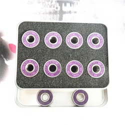 Oiled ILQ-11 ABEC9 Chrome Steel 608 Inline Skating Bearing for SEBA High HV Powerslide Speed Track Racing Quiet 608rs Bearings