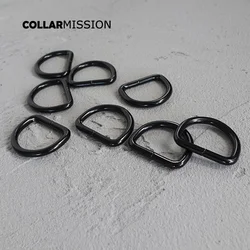 Retailing D Rings for Webbing Dog Collar Chain, Leather Belt, Plated Metal Buckle, Semi Ring, Ribbon Clasp, Knapsack Belt, 25mm