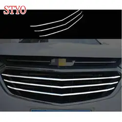 STYO Car Stainless Steel Front up racing Grid Grill Grille frame Cover trim For Chevrolet Equinox  2017 2018