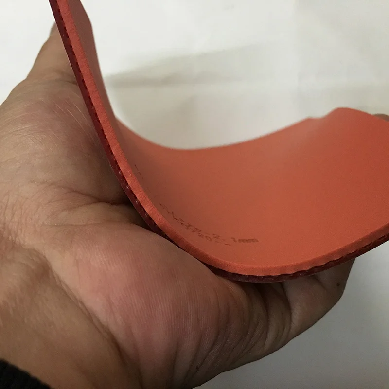 Raqueta de goma para tenis de mesa, accesorio de esponja roja de alta calidad, venta al por mayor y a la venta