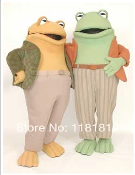 MASCOT The Frog and Toad mascot costume custom fancy costume cosplay kits  mascotte theme fancy dress carnival costume