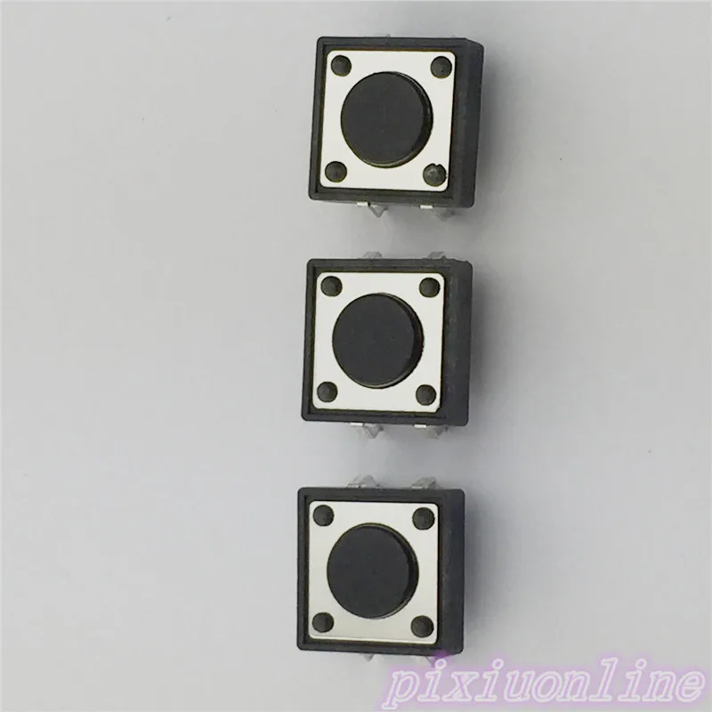 G81Y 12x12x4.3MM 4PIN High Quality 30pcs Tactile Tact Push Button Micro Switch Self-reset DIP Top Copper The Cheapest