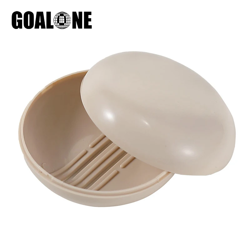 

GOALONE 2Pcs/Set Travel Soap Box Portable Soap Dish with Lid Creative PP Soap Case Saver Container for Travel Bath Accessories