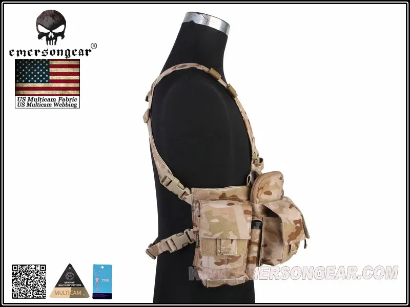 emersongear-UW Gen V Split Front Chest Rig, Airsoft Combat Vest, Combat, EM7451