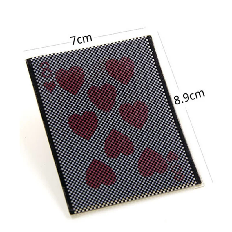 Funny WOW 1.0 Poker Card Magic Trick WOW Card Wonderful Vanish Illusion Change Sleeve Close-Up Street Heart Magic Trick