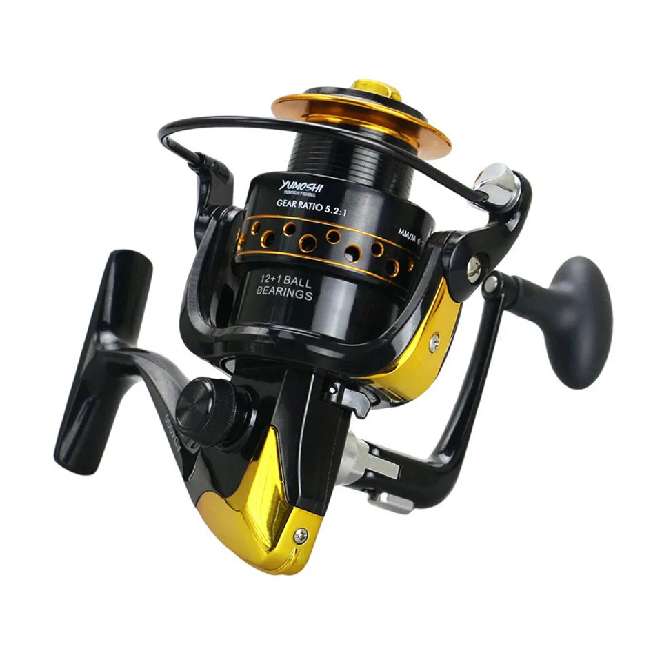 Fishing Reel 12+1BB AD1000 -7000 Spinning Reel carpa molinete de pesca roda Spinning Wheel Fishing Reel