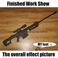 Barrett M82A1 12.7mm Sniper Rifle 3D Paper Model #5