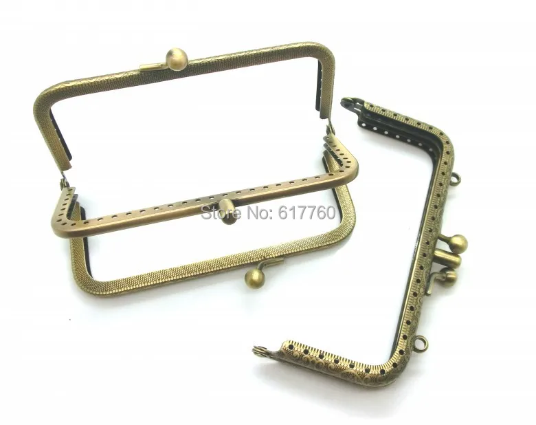 

Free Shipping-2PC Metal Frame Kiss Clasp Arch For Purse Bag Antique Bronze Ball Flower Pattern Carved 12cm x 6cm J2566