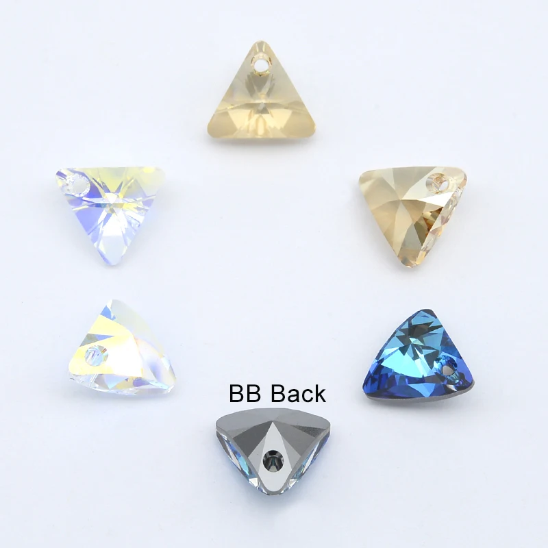 (1 piece) Original Crystal from Austria 6628 XILION Triangle Pendant Rhinestone Beads for DIY Jewelry Making