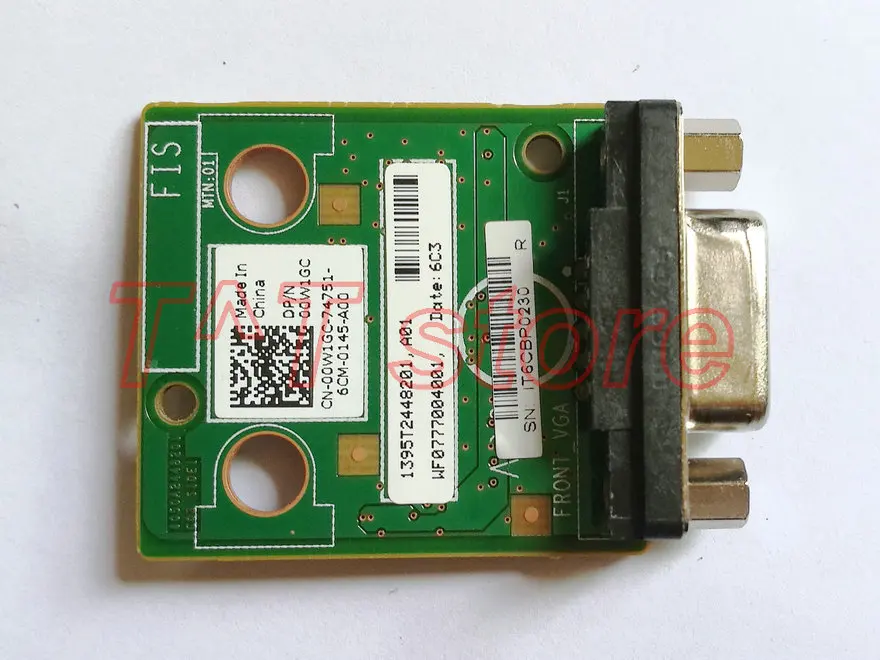 

Original 0W1GC FOR PowerEdge T420 T320 VGA connector board 00W1GC CN-00W1GC test good free shipping