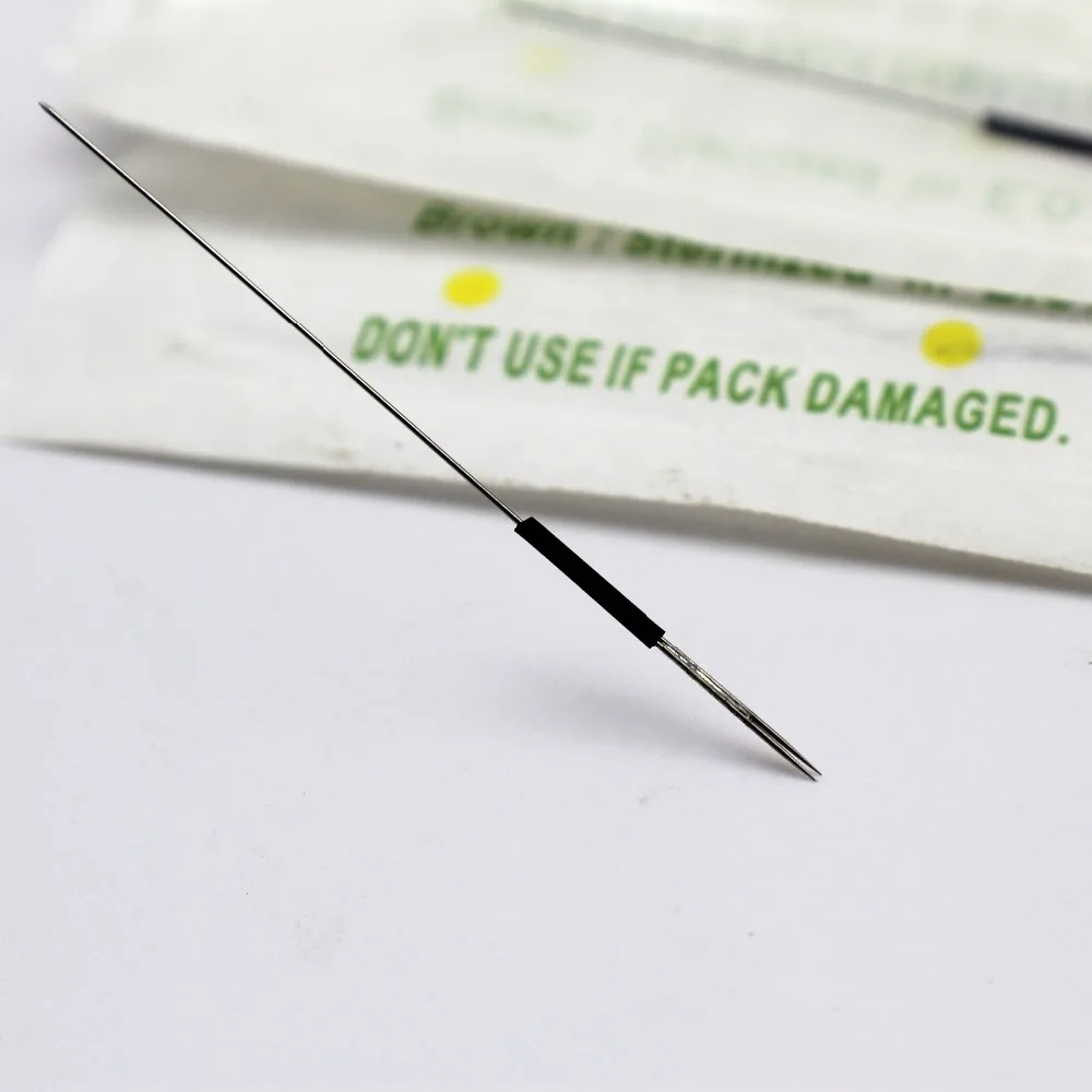 

500pcs Eyebrow Tattoo Needle1R,3RL,5RL,7RL,5F,7F Permanent Makeup Machine Needle Tattoo Gun Pen