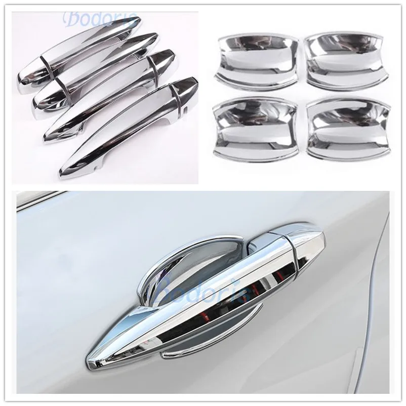 

Car Styling Door Handle Cover And Bowl Insert Trim Panel Overlay Chrome For BMW 2 series F45 X1 F48 X5 F15 X6 F16 Accessories