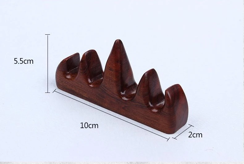 Chinese brush Calligraphy Pen Holders high quality wood mountain shape holders Business gifts Chinese style decor ACS010