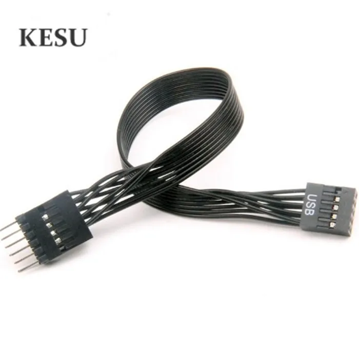 20cm USB 9 Pin 9Pin female to 11 pin 11Pin male Converter Cable wire for Lenovo Chassis Connection ATX Motherboard Mainboard