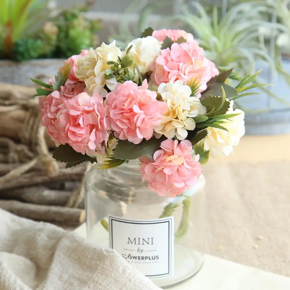 

Simulation ball Chrysanthemum Small bunch DIY Wedding Bridal Bouquet Home Furnishing Table Decoration Fake Flower birthday gift