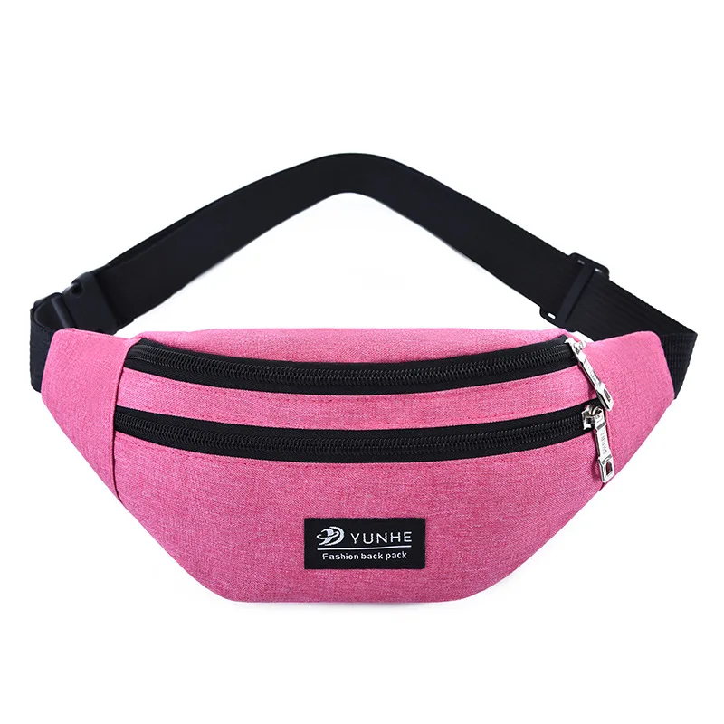 Pink Waist Bags Fanny Pack Female Belt Bag Waist Packs Chest Phone Pouch Bolsa Feminina Hip Bag Belt Pouch Banana Purse Wallet