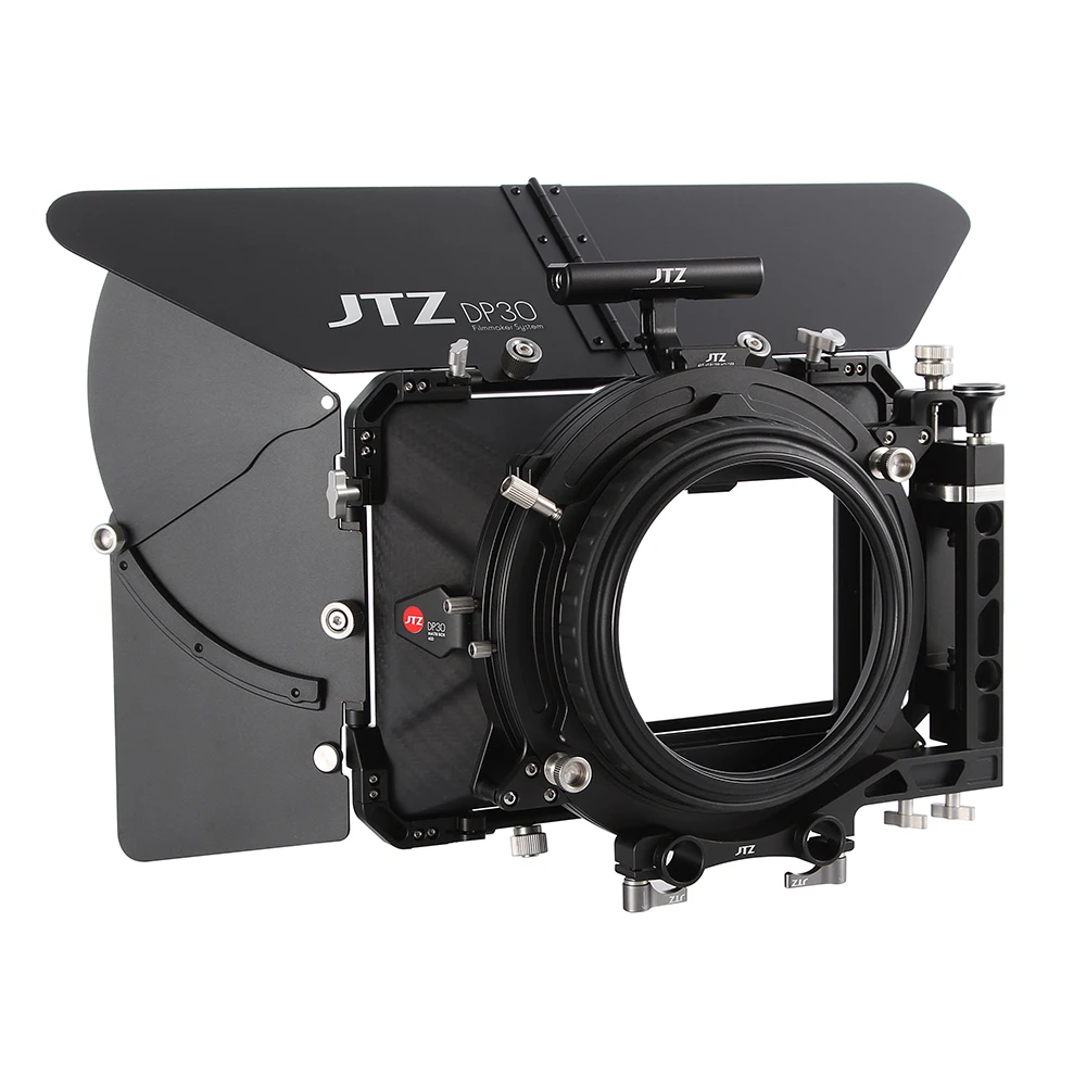 

JTZ DP30 Cine Carbon Fiber 4x5.65" Matte Box 15mm/19mm For CANON Sony ARRI A7 A7R A7RS A7RSIII GH4 GH5 GH6 A6500 FS7