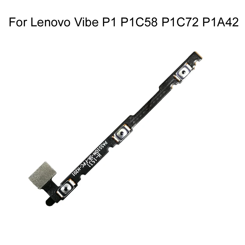 iPartsBuy Power Button & Volume Button Flex Cable For Lenovo Vibe S1 S1c50 S1a40/Vibe P1 P1C58 P1C72 P1A42/ ZUK Z2 Pro/ Z1/A5000