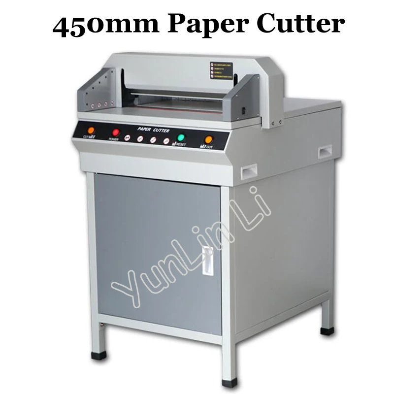 

450mm Paper Cutter Electric Paper Guillotine Machine 450mm Paper Cutting Machine Paper Trimmer with Cutting width 450mm