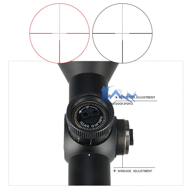 

PPT Tactical 3-9x42 Rifle Scope With Scope Mount For Hunting OS1-0274