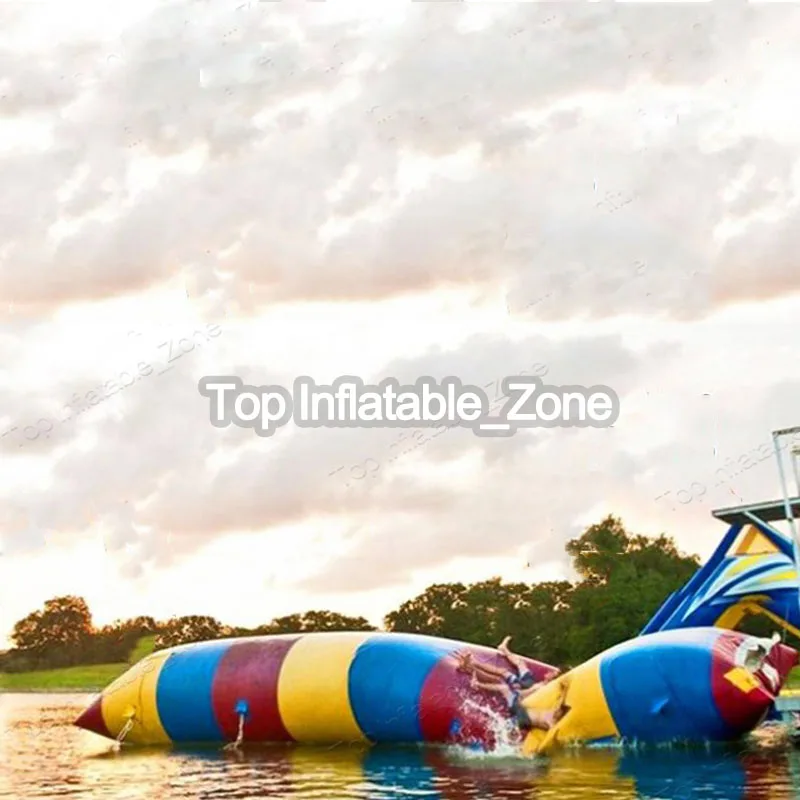 

Free Shipping Free Pump 5x2m Inflatable Water Blob Jump Pillow Water Blob Jumping Bag Inflatable Water Trampoline For Sale