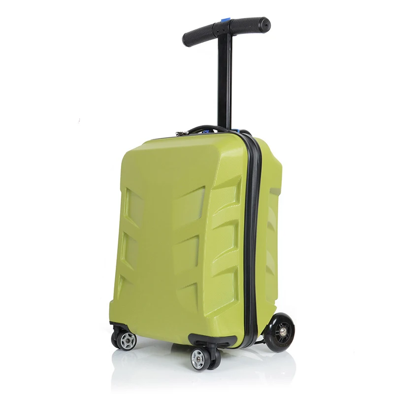 Letrend New Fashion Unique EVA Skateboard Rolling Luggage 21 inch Business Women Men Trolley Suitcases Student Travel Bag Trunk