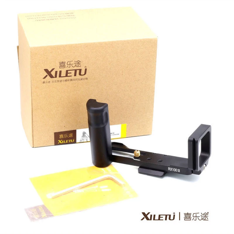 

Xiletu LB-RX100II Professional L Ball Head Plate Quick Release Plate QR Bracket For Sony RX-100II 2 Arca Swiss Width 38mm