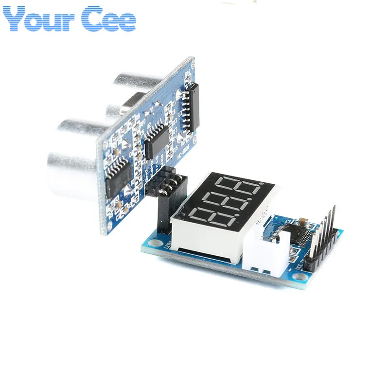 HC-SR04 Ultrasonic Distance Measuring Transducer Sensor Detector Ranging Module with LED Digital Display Control Board 2-400CM