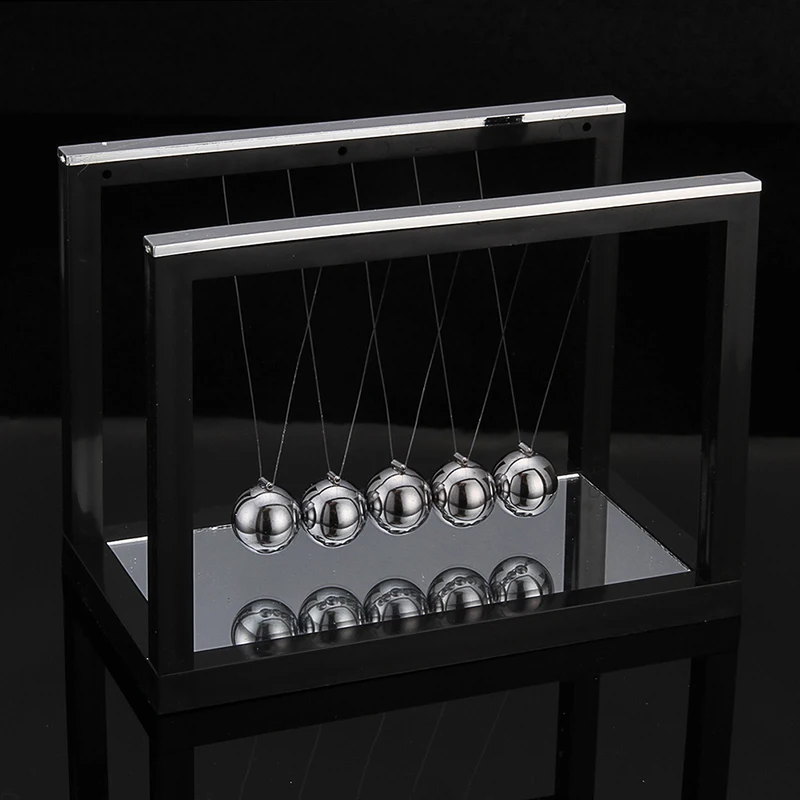 2024 New Newtons Cradle Steel Balance Ball Fun Decoration Physics Science Toy Gift