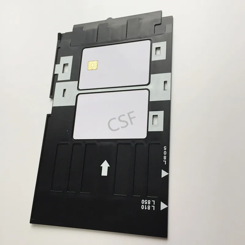 New White Blank PVC Inkjet 4428 Contact IC Card With SLE 4428 Chip Smart Card For Inkjet Printer