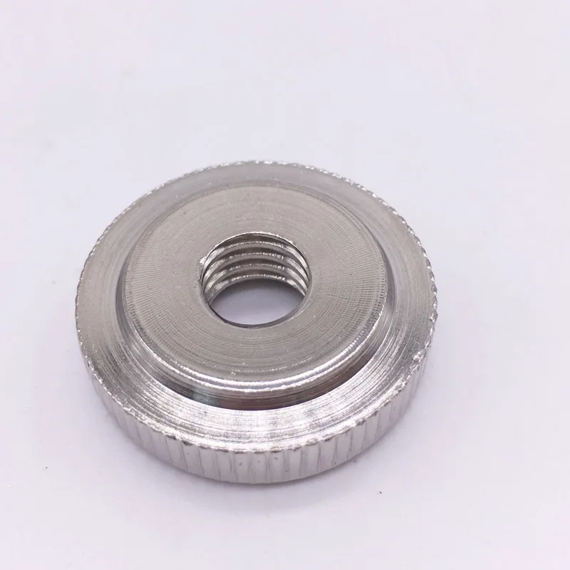 

Wkooa M3 M4 M5 M6 M8 M10 Thumb Nuts Thin Knurled Steel Metric Fastener Zinc Plated / Nickel Plating