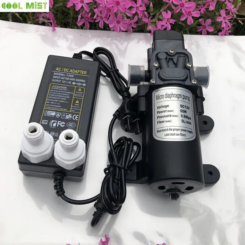 

S043 Hot Sale and High Quality Outdoor Water Spray Mist Pump 12V DC Misting Pump Water Pump Sprayer