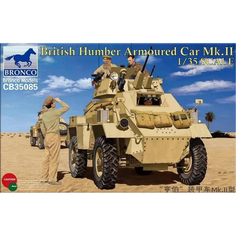 BRONCO CB35085 1/35 British Humber Armoured Car mk.II - Scale Model Kit