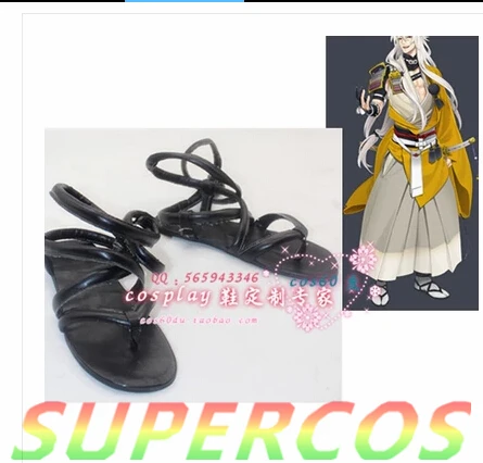 Free Shipping! Touken Ranbu Online Kogitsunemaru Cosplay Shoes Boots Professional Handmade!Perfect customized for you!