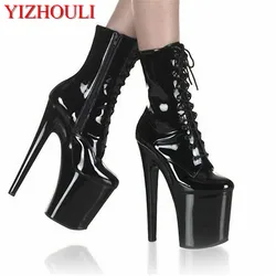 8 inch classic shoes, 15-23 cm stiletto heels, sexy princess ankle boots, sexy pole dancing shoes