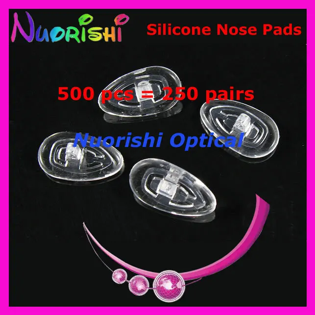 

500pcs Glasses Eyewear Eyeglass Silicone Soft Nose Pads 27 types For Options Free Shhipping