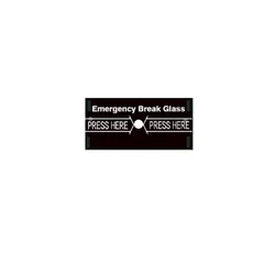 Notfall Brechen Glas für Alarm Brechen Notfall Taste Alarm