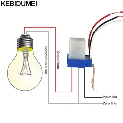 1 szt. Przełącznik automatyczne automatyczne włączanie i wyłączanie fotokomórka włącznik światła ulicznego DC AC 50-60 Hz 10A sterowanie zdjęciowe przełącznik czujnikowy