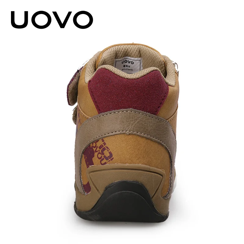 UOVO New Arrival Mid-Calf Boys Shoes Fashion Kids Sport Shoes Outdoor Children Casual Sneakers for Boys Size 26#-36#