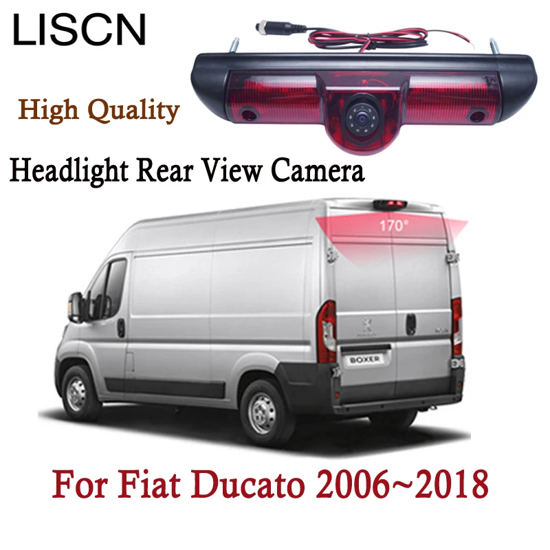 Reversing Camera Backup Parking Camera For Fiat Ducato 2006~2018 CCD night vision camera/Headlight rear view camera High Quality