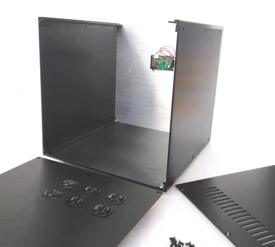 Aluminum power isolation transformer chassis No. 3030 improved version power box